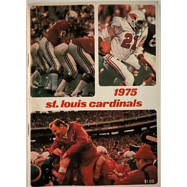 1975 St. Louis Cardinals team program