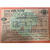 Image 1 : Chicago Bears Otis Wilson 1983 Topps #41 signed trading card