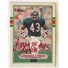 Image 1 : Chicago Bears Lorenzo Lynch 1989 Topps #42T  signed trading card