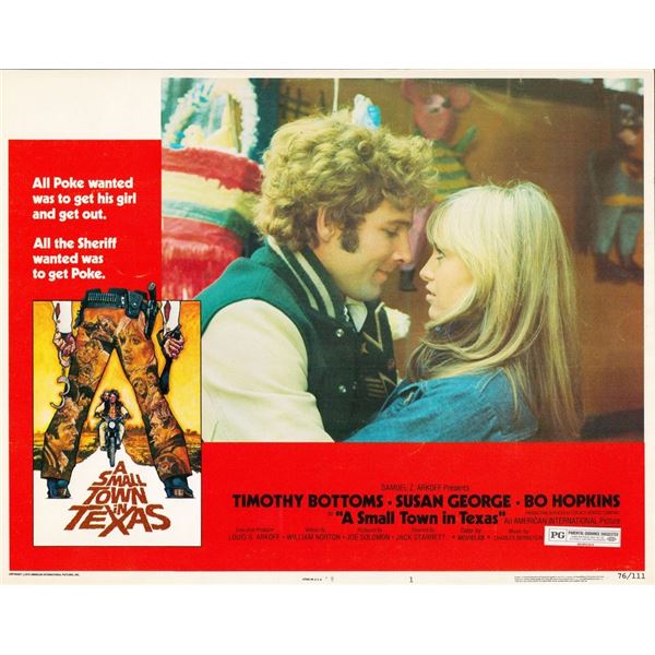 A Small Town in Texas 1976 original vintage lobby card