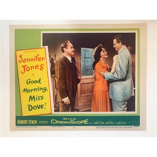 Good Morning, Miss Dove original 1955 vintage lobby card