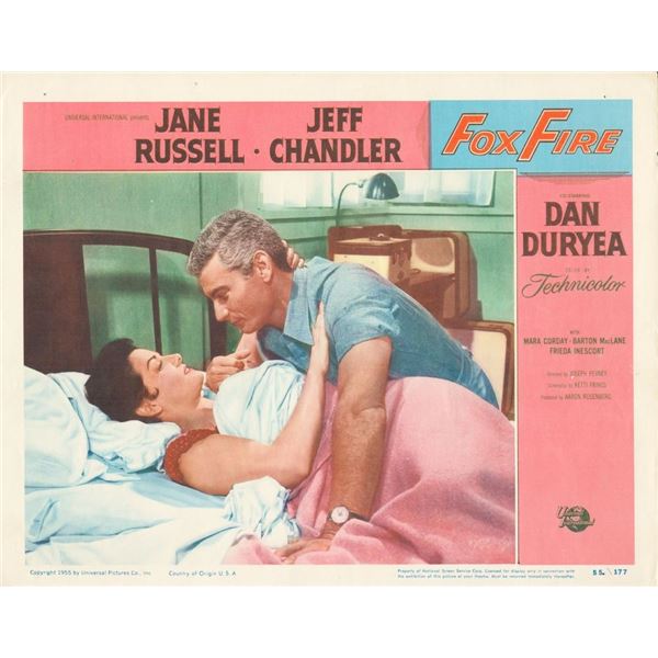 Foxfire 1955 original vintage lobby card
