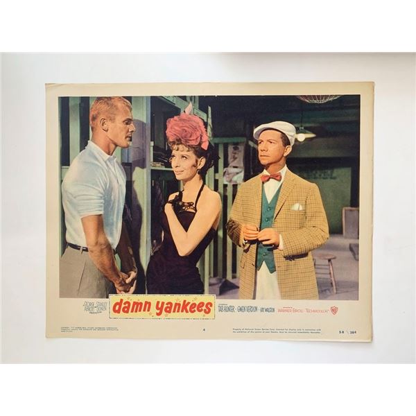 Damn Yankees  original 1958 vintage lobby card