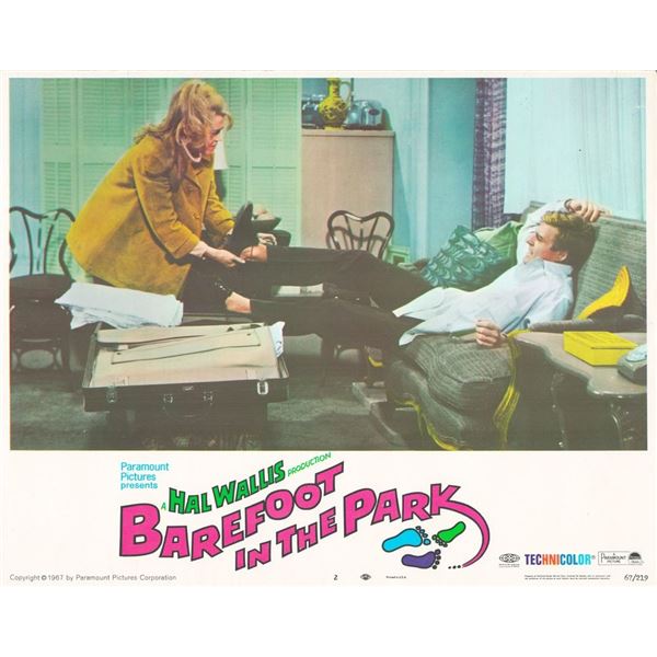 Barefoot in the Park 1967 original vintage lobby card