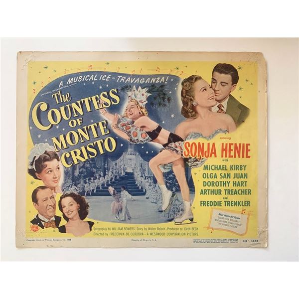 The Countess of Monte Cristo original 1948 vintage lobby card