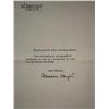 Image 1 : Madeleine Albright facsimile signed note. 5x8 inches