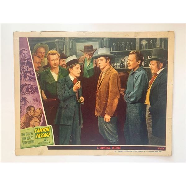 Canyon Passage original 1946 vintage lobby card