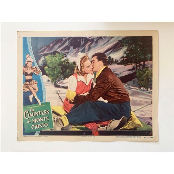 The Countess of Monte Cristo original 1948 vintage lobby card