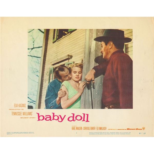 Baby Doll 1956 original vintage lobby card