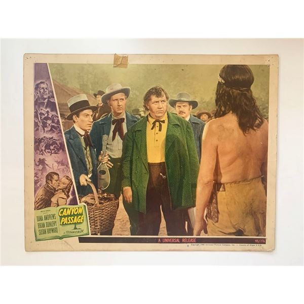 Canyon Passage original 1946 vintage lobby card