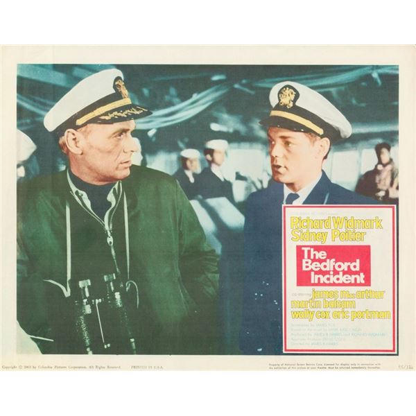 The Bedford Incident 1965 original vintage lobby card