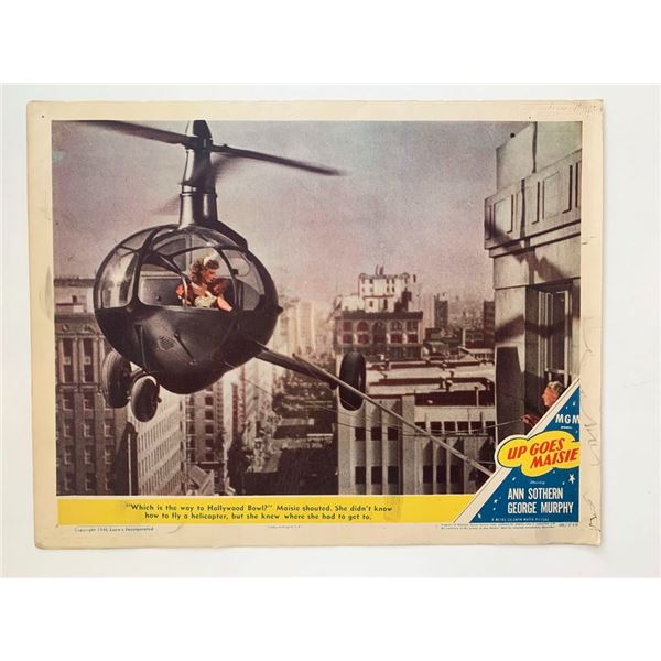 Up Goes Maisie original 1946 vintage lobby card