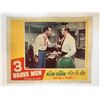 Image 1 : 3 Brave Men original 1956 vintage lobby card