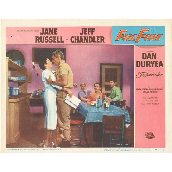 Foxfire 1955 original vintage lobby card