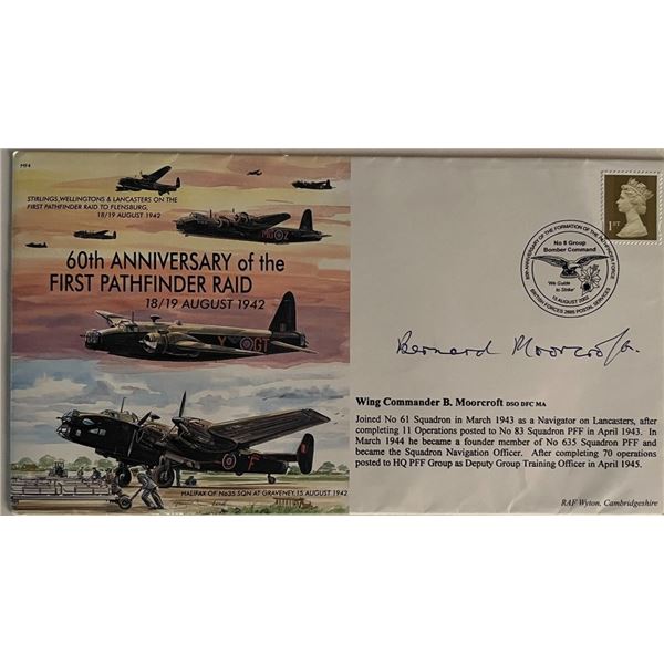 Bernard Moorecroft signed FDC. 5x9 inches