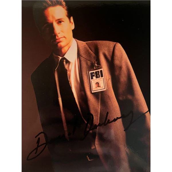 David Duchovny facsimile signed photo. 5x7 inches