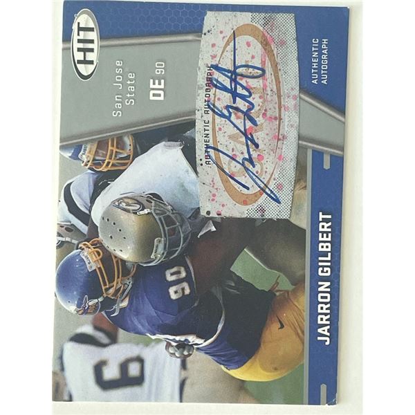 Jarron Gilbert signed autograph card