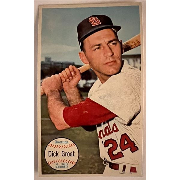 St. Louis Cardinals Dick Groat baseball trading card