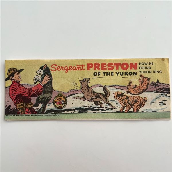 Sergeant Preston of the Yukon 1956 promotional comic book
