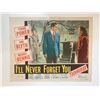 Image 1 : I'll Never Forget You original 1951 vintage lobby card
