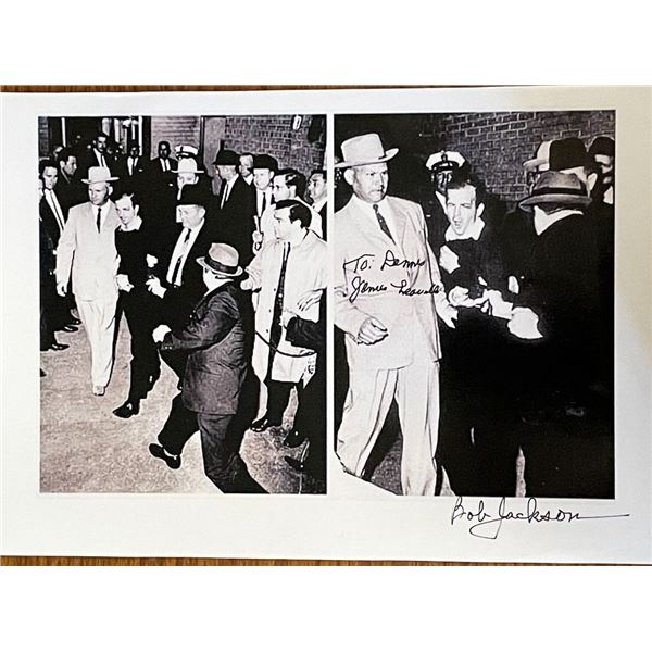 JFK Assassination photographer Bob Jackson signed photo