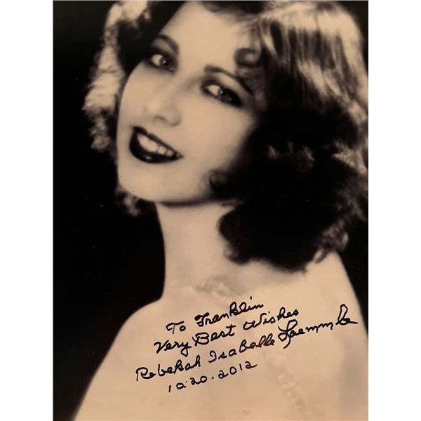 Carla Laemmle signed photo
