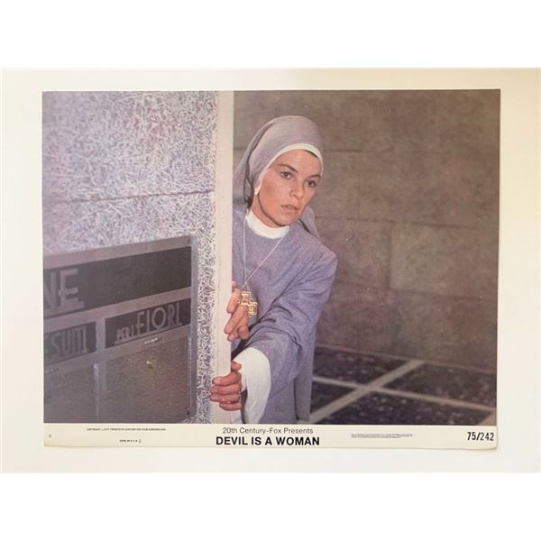 The Devil Is a Woman original 1975 vintage lobby card