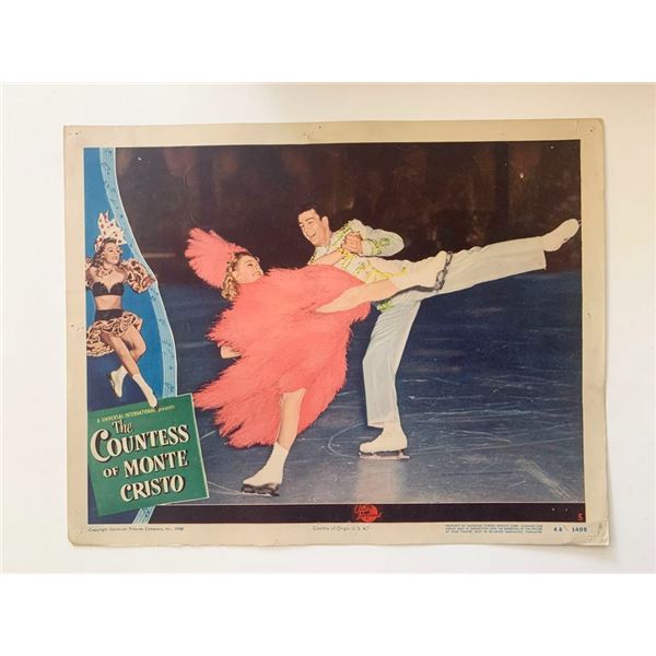 The Countess of Monte Cristo original 1948 vintage lobby card