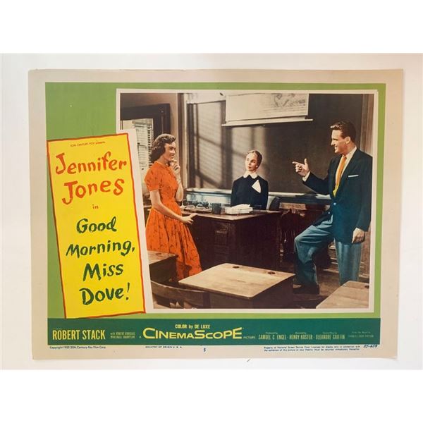 Good Morning, Miss Dove original 1955 vintage lobby card