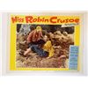 Image 1 : Miss Robin Crusoe original 1953 vintage lobby card