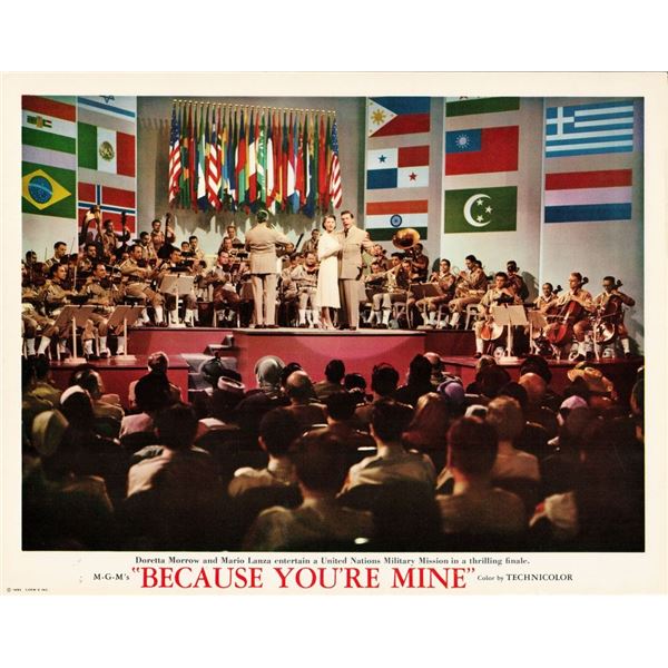 Because You're Mine _x000d_  1952 original vintage lobby card