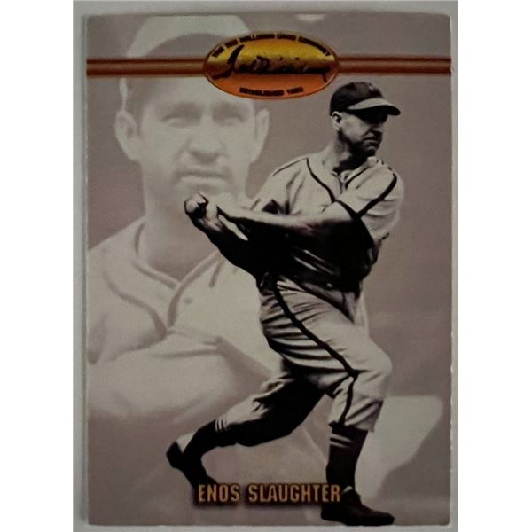 St. Louis Cardinals Enos Slaughter baseball trading card