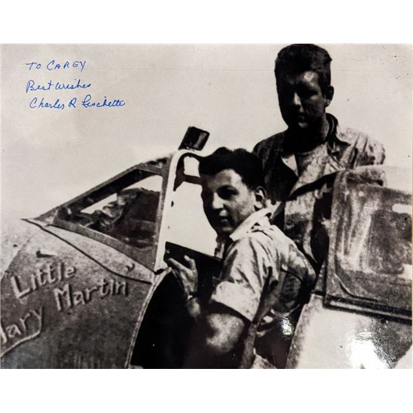 WW1 ACE Charles Fischette Signed Photo