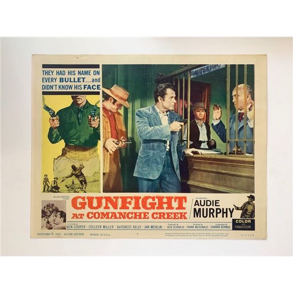 Gunfight at Comanche Creek original 1963 vintage lobby card