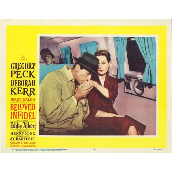 Beloved Infidel 1959 original vintage lobby card