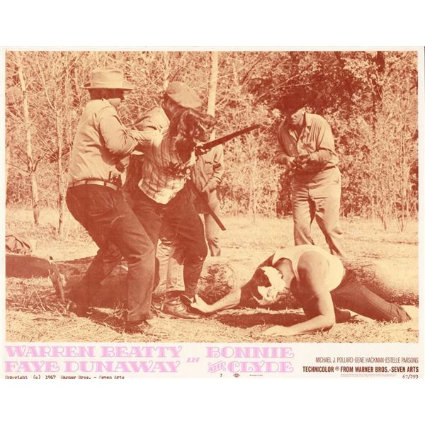 Bonnie and Clyde  1967 original vintage lobby card