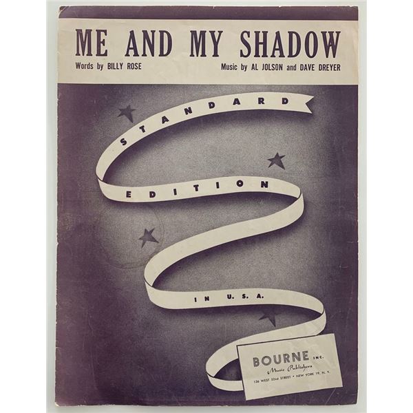 Me And My Shadow unsigned sheet music