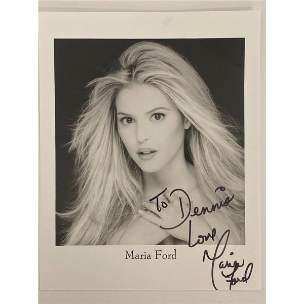 Angel Of Destruction Pin Up Maria Ford signed photo