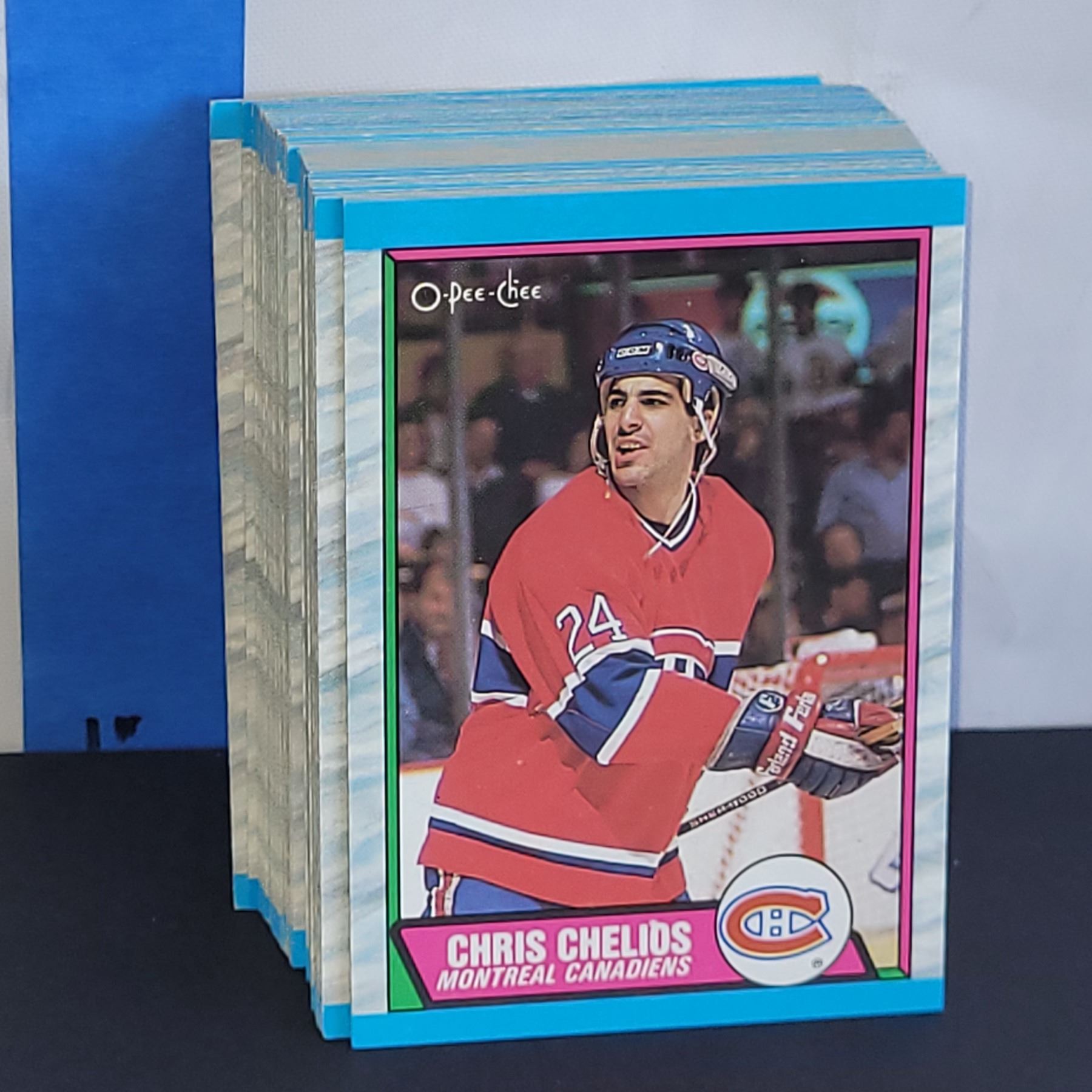 Lot of 50 1989 OPC NHL Chelios Hockey Cards Mint