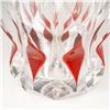 Image 3 : St Louis Crystal and Ruby Vase, Deauville Pattern