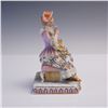 Image 2 : Sitzendorf Porcelain Figural Group, Lady with Flowers