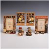 Image 1 : 6pc Library Bear Resin Figurine Set by Dezine