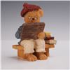 Image 4 : 6pc Library Bear Resin Figurine Set by Dezine