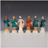 Image 2 : 6pc Japanese Porcelain Figurine Set, Colonial Style
