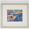 Image 1 : After LeRoy Neiman, Color Print on Paper, Coastal Party Scene