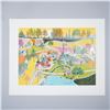 Image 1 : Kay Ameche Limited Edition Print, Vibrant Countryside Scene