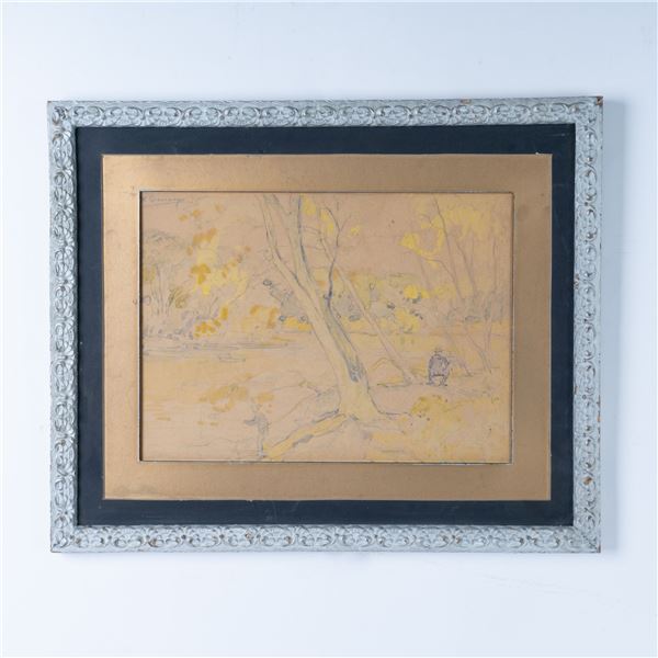 Philip Gronemeyer, Original Watercolor on Paper, Signed