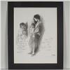 Image 1 : Raphael Soyer, Lithograph on Paper, Woman and Child - Signed