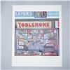 Image 1 : Sandra Lawrence Limited Edition Print, Toblerone Shopkeeper