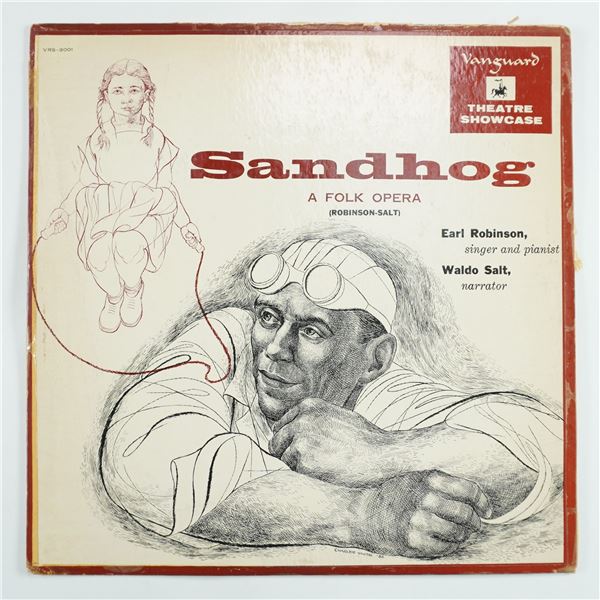 Sandhog A Folk Opera LP by Earl Robinson and Waldo Salt